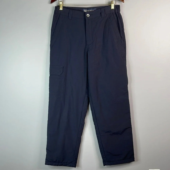 WindRiver Mens Navy Blue Insulated Ripstop Windbreaker Cargo Pants 32x30 - Picture 11 of 11